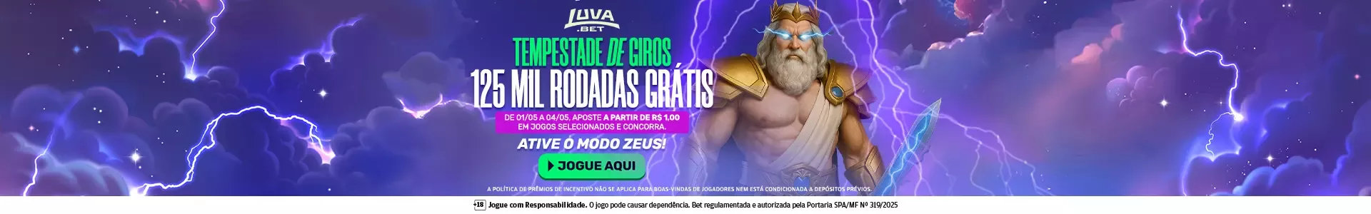 Cadastre-se na Luva bet para receber o bônus de boas-vindas